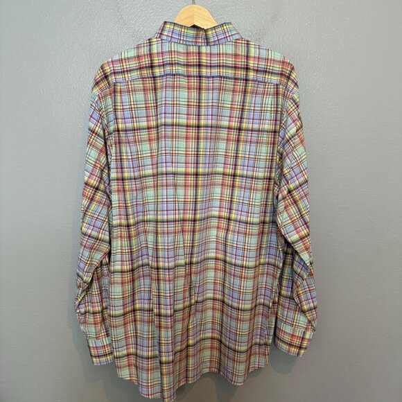 DANIEL CREMIEUX collection plaid button down business shirt size XL - Picture 7 of 7